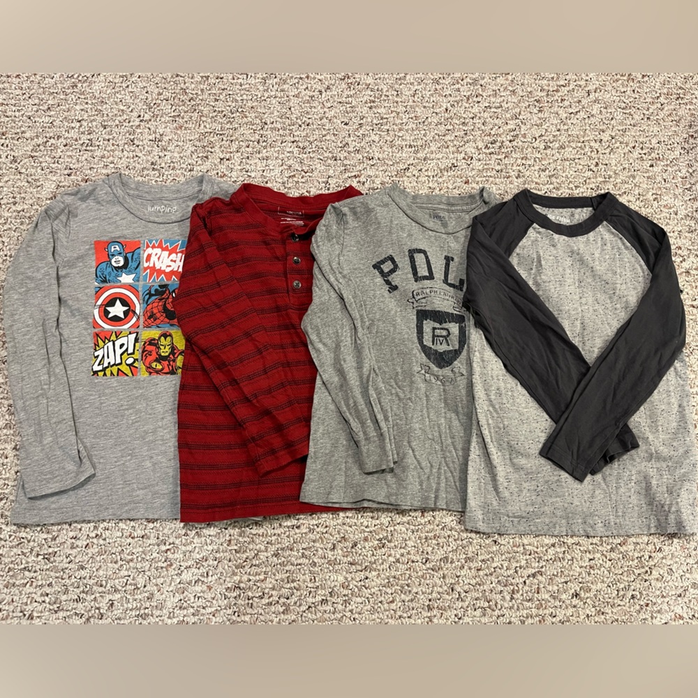 Boys S Long Sleeve Tees